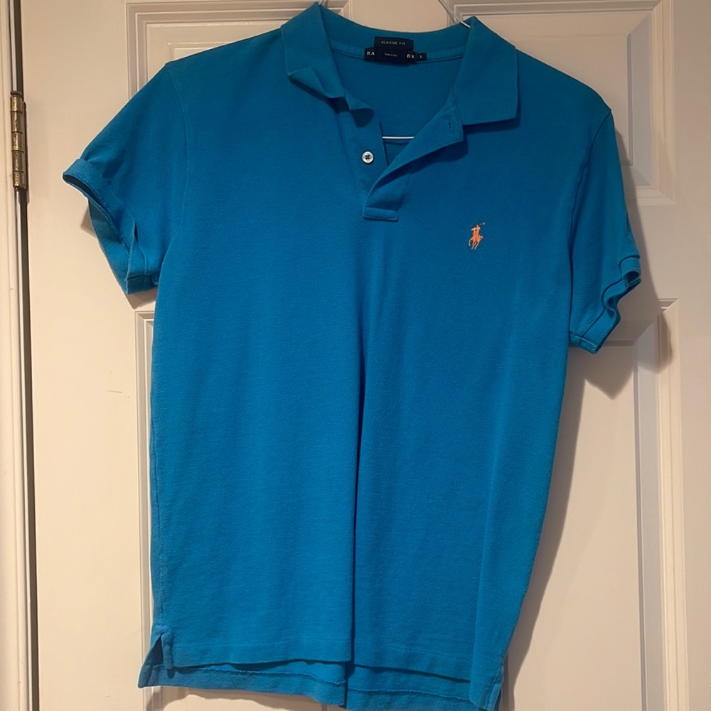 Blue Tommy Hilfiger Polo (large)